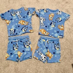 Twin Set - Bluey shorts & shirt 2T